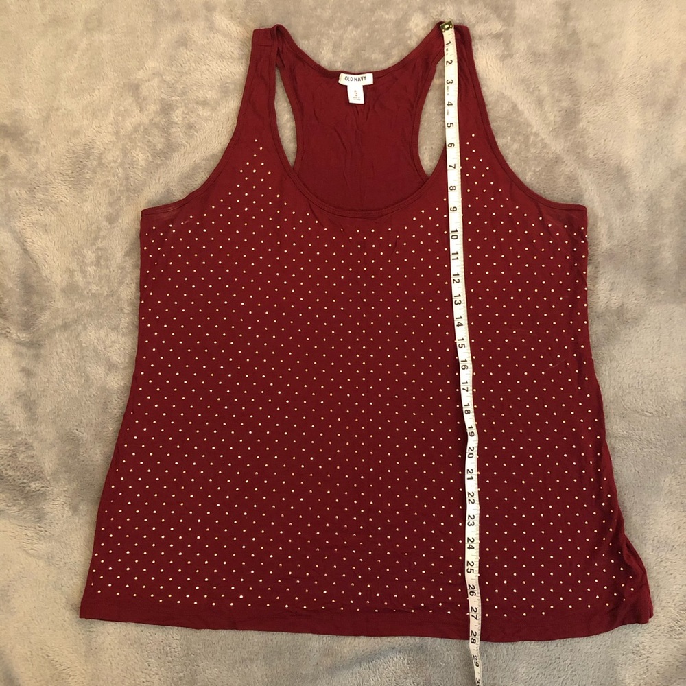 Old Navy Racerback Tank Top w/Embellishments